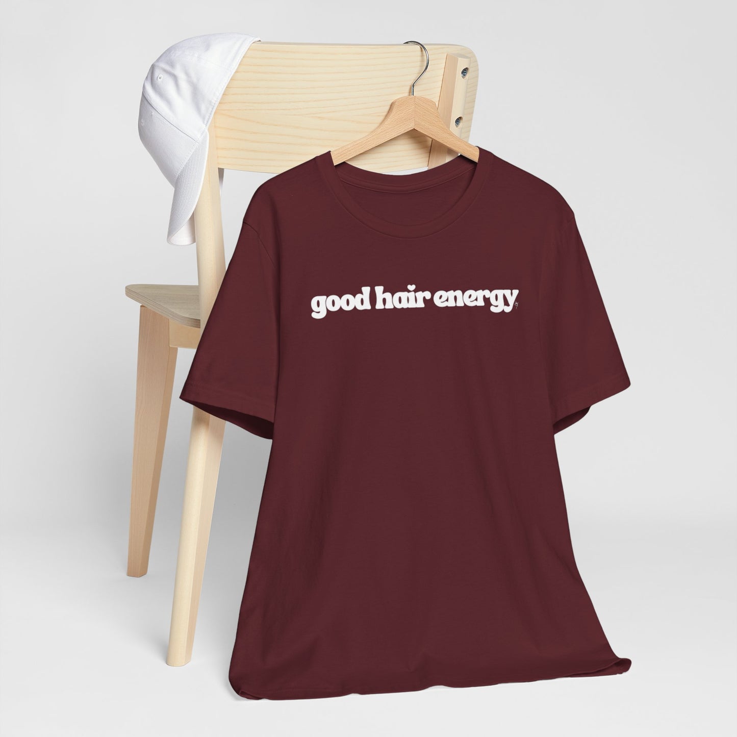 T-Shirt — "good hair energy" Graphic Tee