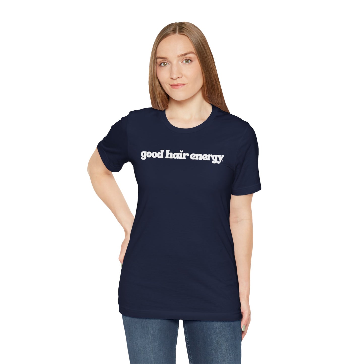 T-Shirt — "good hair energy" Graphic Tee