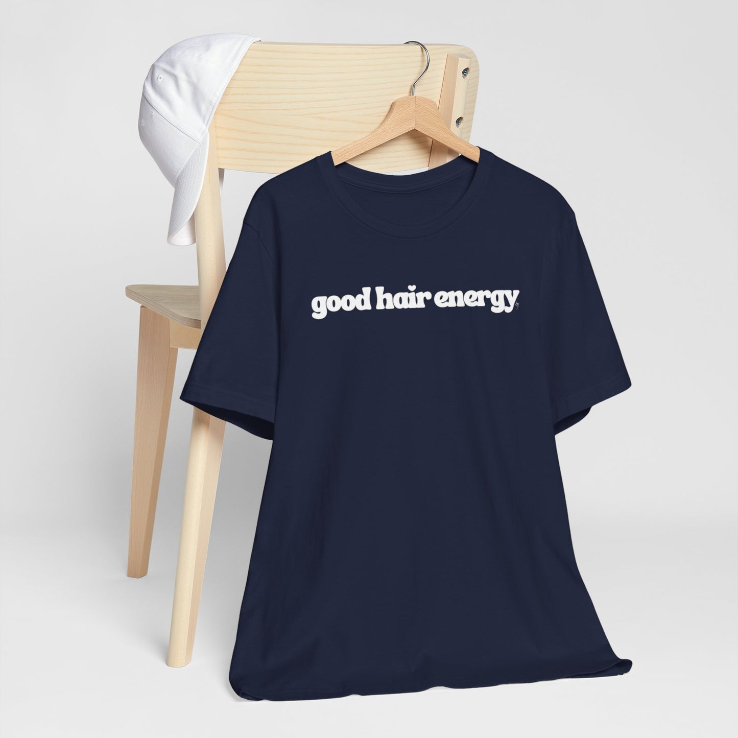 T-Shirt — "good hair energy" Graphic Tee
