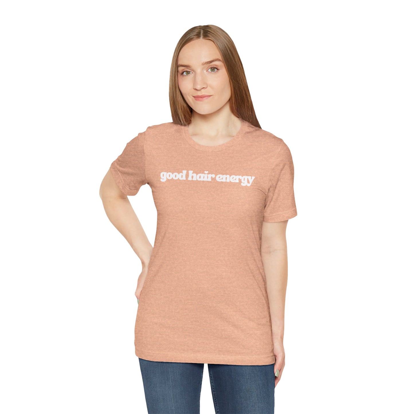 T-Shirt — "good hair energy" Graphic Tee