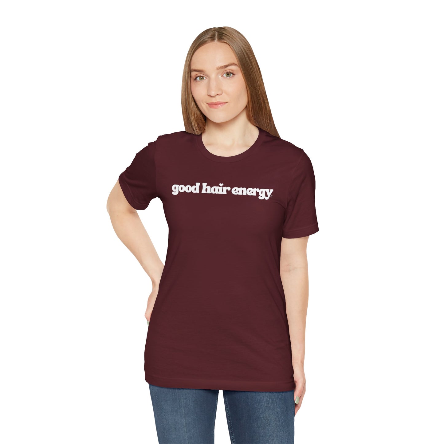 T-Shirt — "good hair energy" Graphic Tee