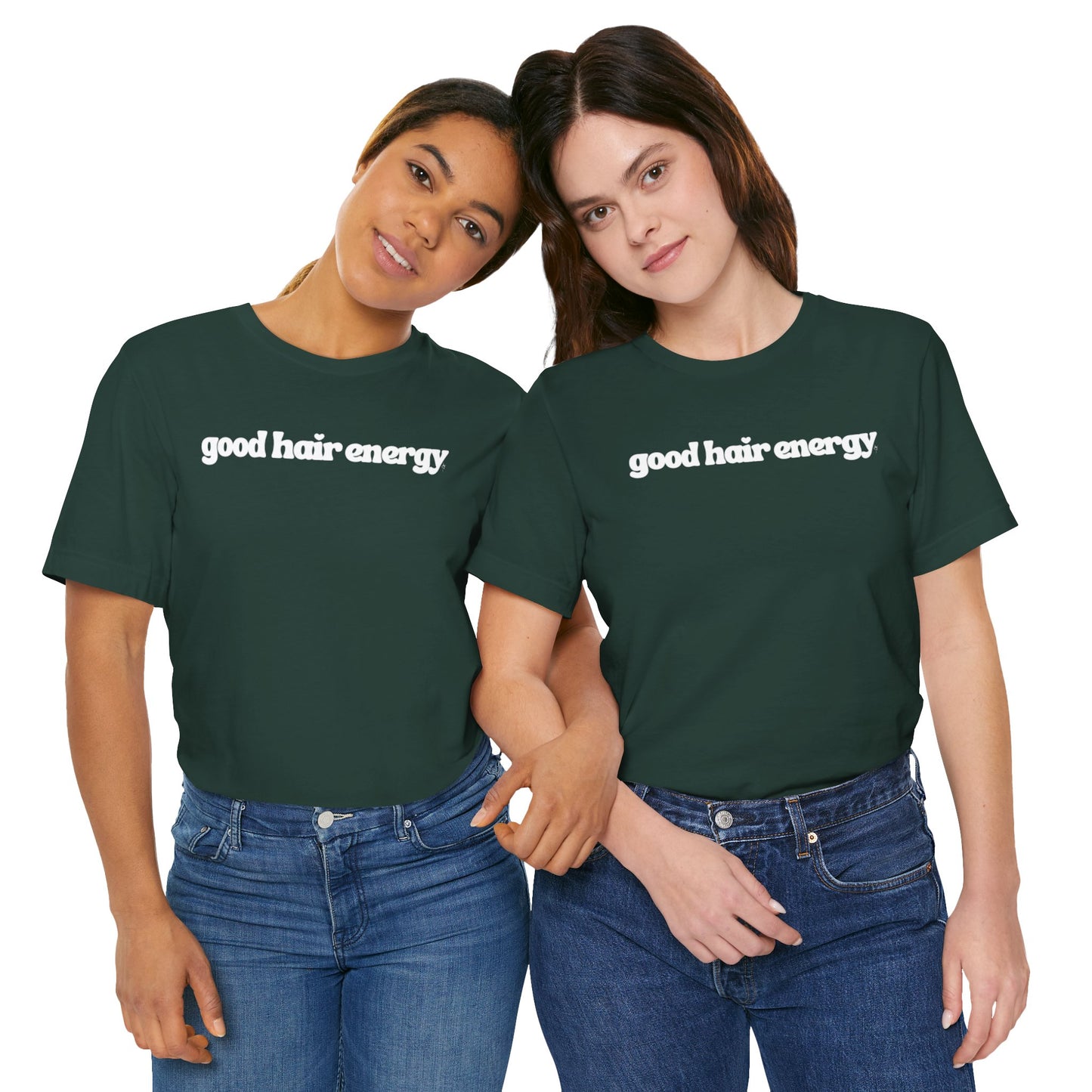 T-Shirt — "good hair energy" Graphic Tee