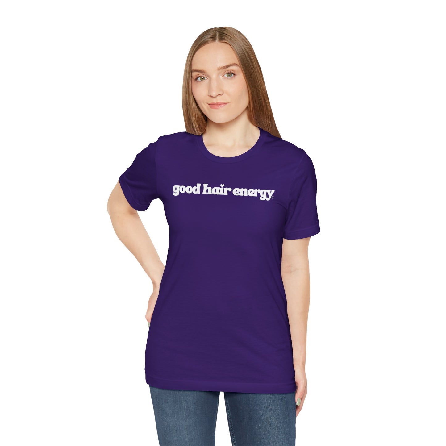 T-Shirt — "good hair energy" Graphic Tee