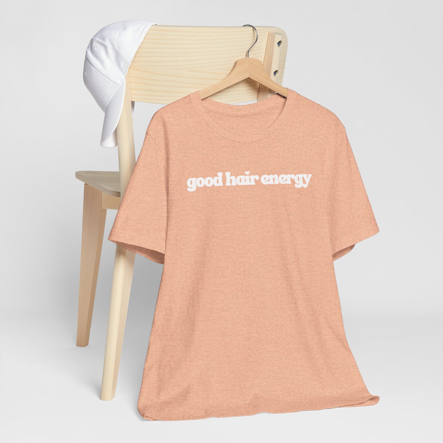 T-Shirt — "good hair energy" Graphic Tee