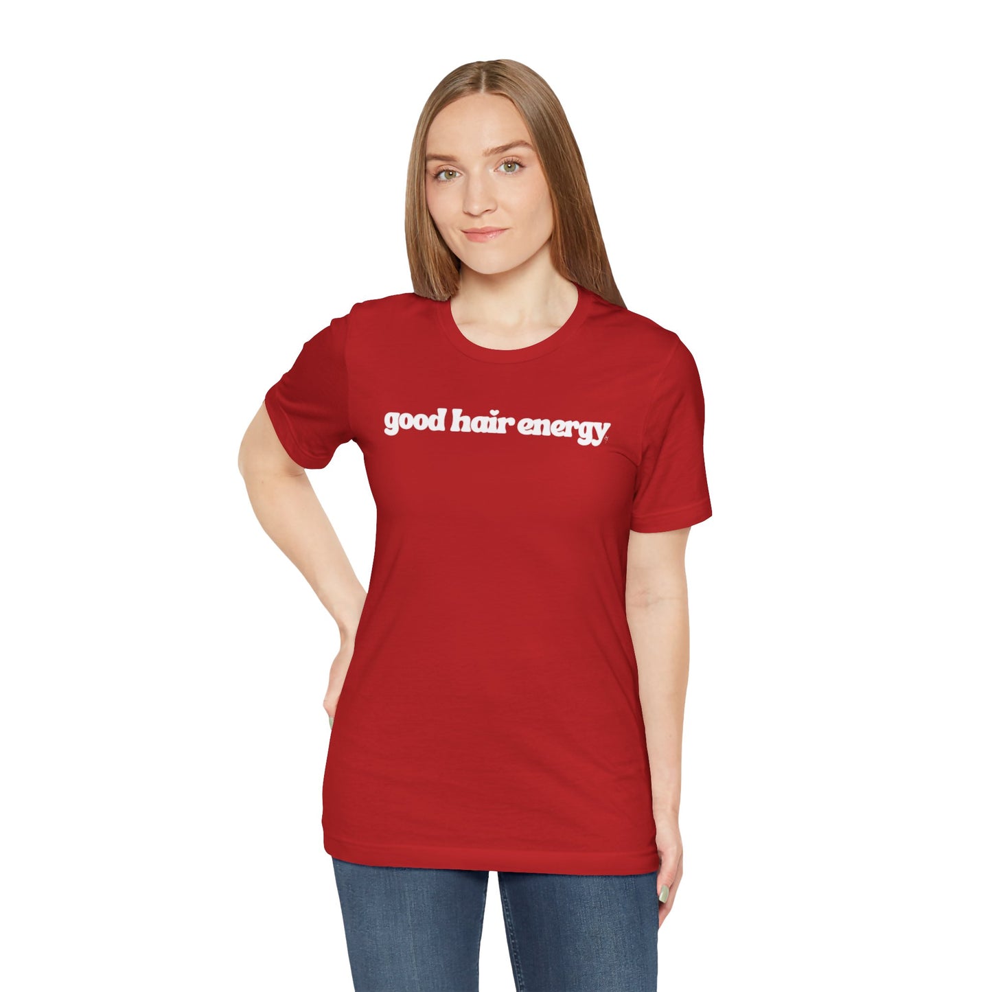 T-Shirt — "good hair energy" Graphic Tee