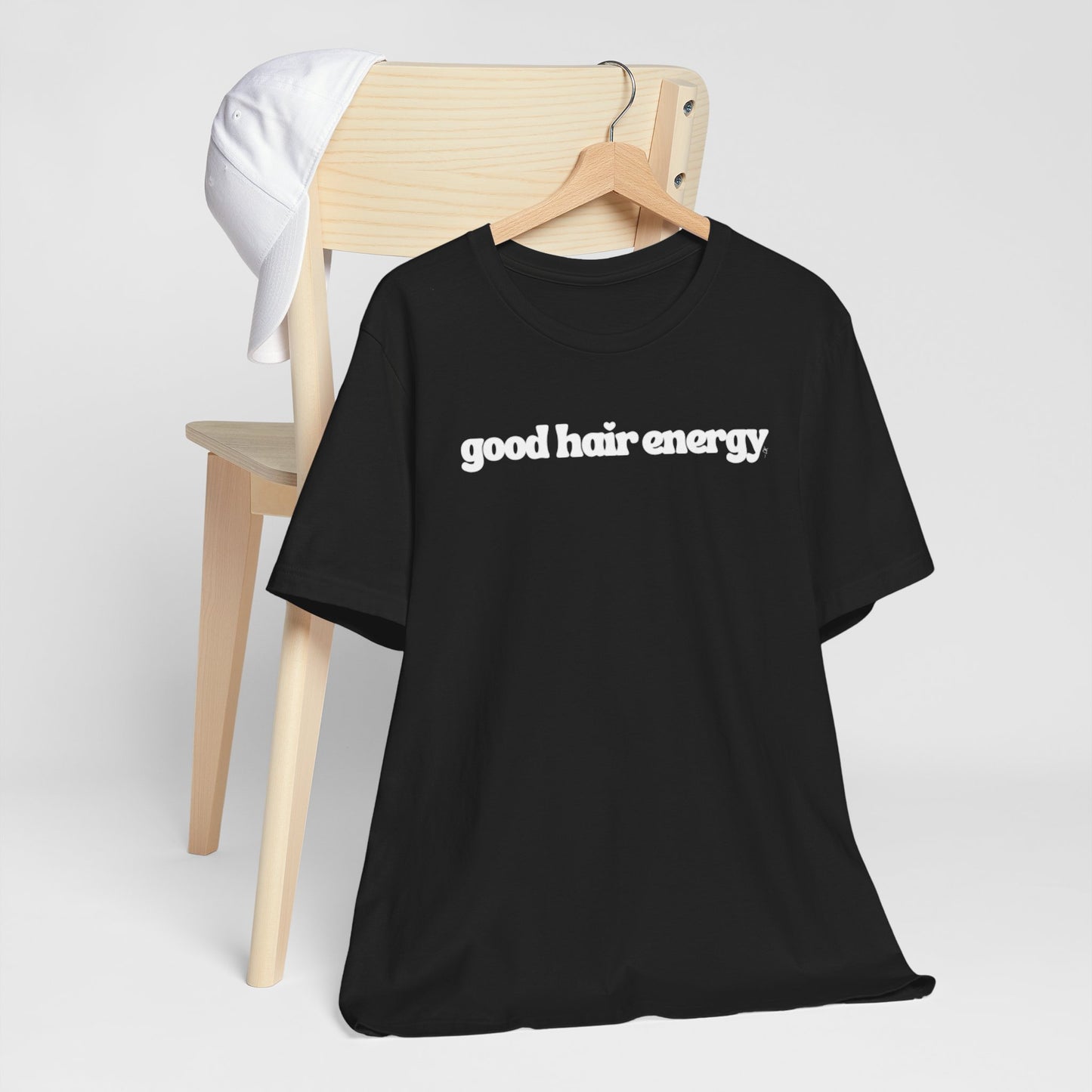 T-Shirt — "good hair energy" Graphic Tee