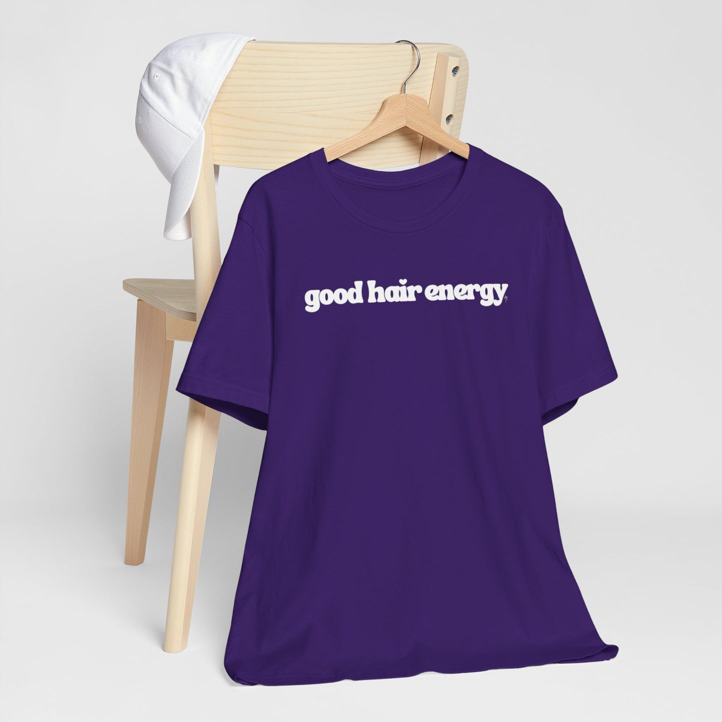 T-Shirt — "good hair energy" Graphic Tee