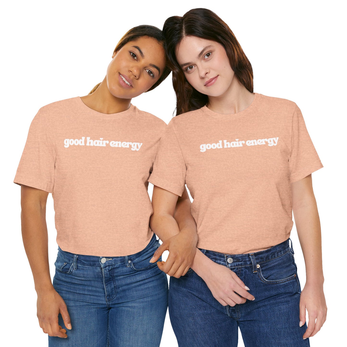 T-Shirt — "good hair energy" Graphic Tee