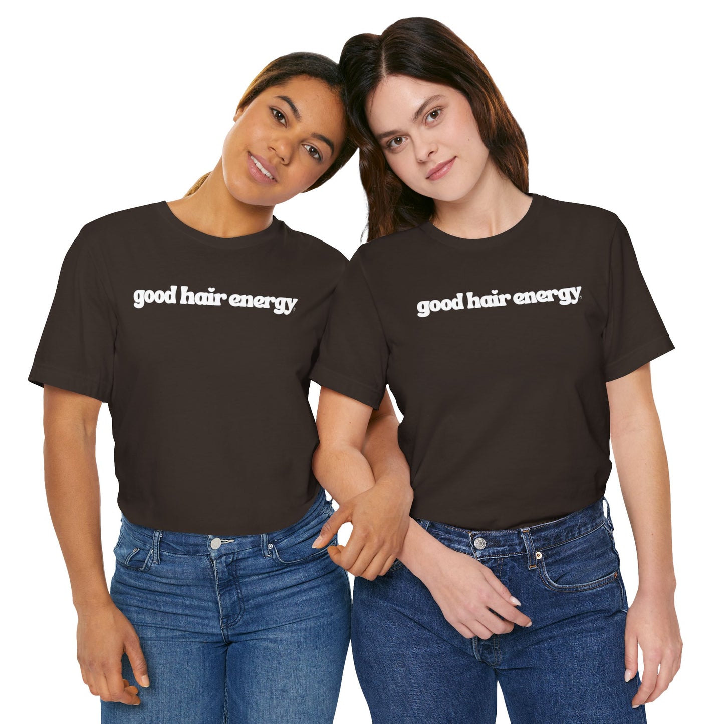 T-Shirt — "good hair energy" Graphic Tee