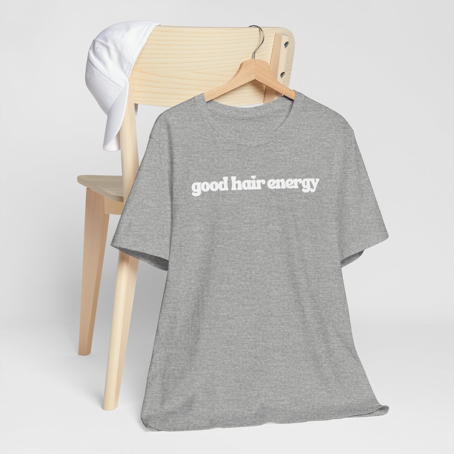 T-Shirt — "good hair energy" Graphic Tee